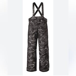 Patagonia Men's Snowshot Convertible Black Camo Snow Bibs